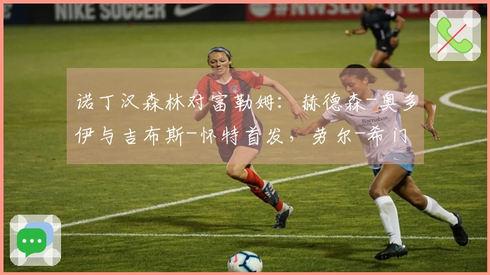 诺丁汉森林对富勒姆：赫德森-奥多伊与吉布斯-怀特首发，劳尔-希门尼斯与莱诺参赛